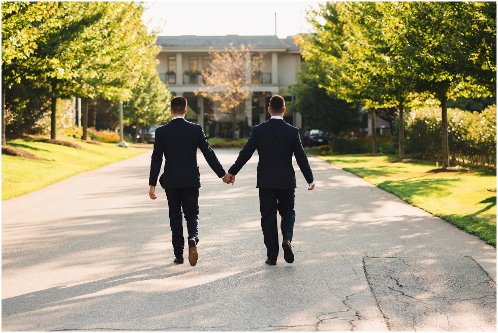 same sex wedding photography Hockley Valley Resort