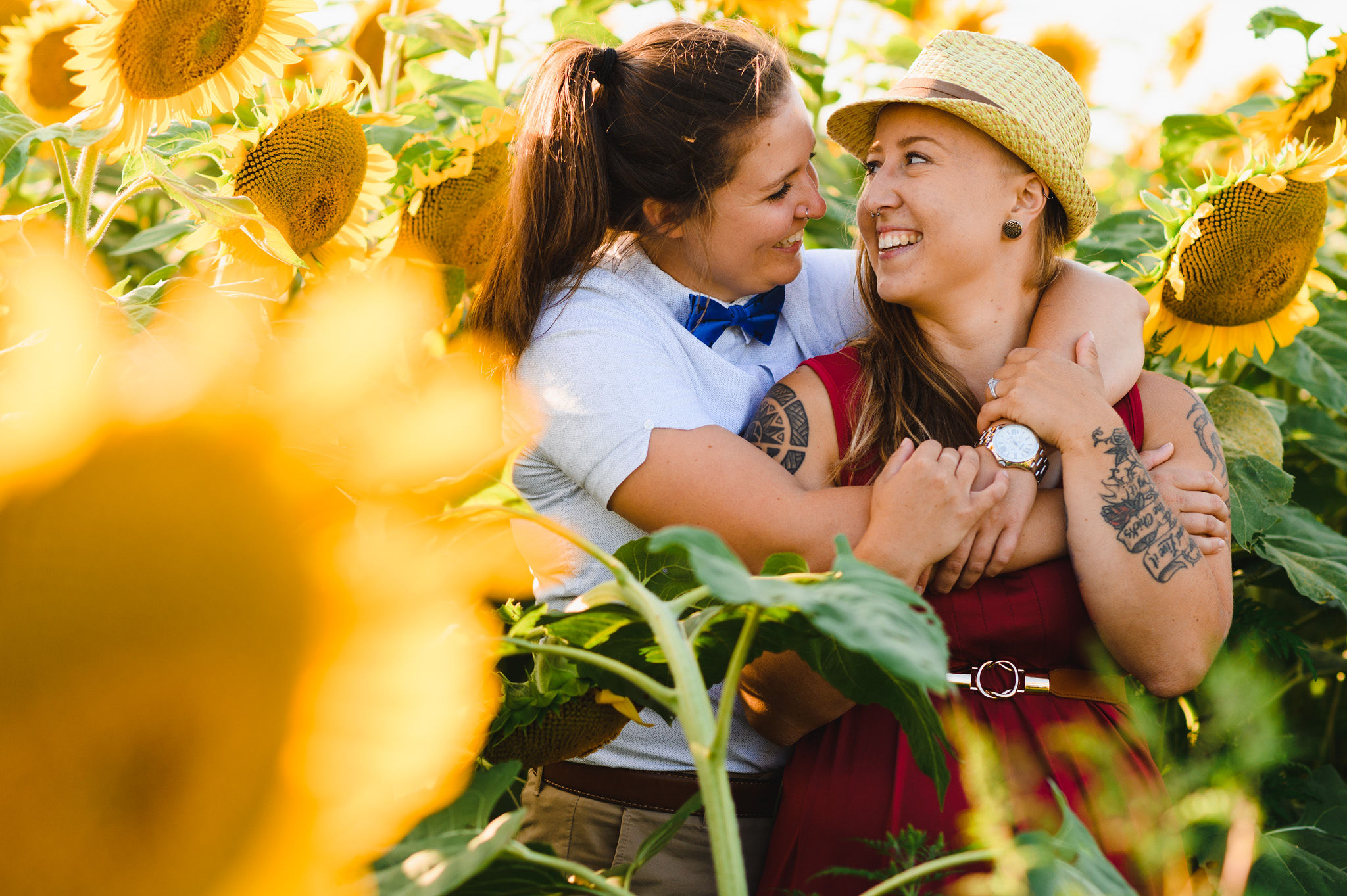 Sunflower Engagement Photos Toronto Wedding And Lifestyle Photographer